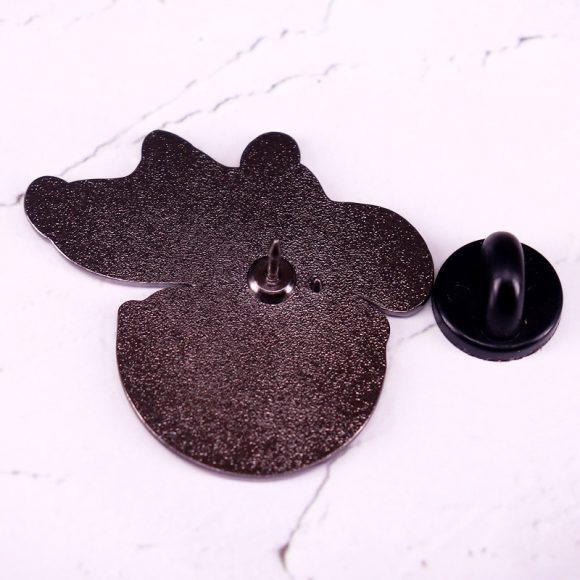 A Little Fruity Cute Oatmeal Bowl Enamel Pin - Image 4