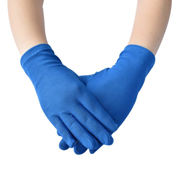 Spring And Autumn New Women's Hand Guard Milk Silk Satin Stretch Gloves - Image 5