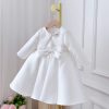Korean Style Women's Baby Dress White Classic Style Two-piece Set - Image 4