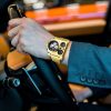 Multi-time Zone Oversized Dial Luminous Men's Watch Steel Belt
