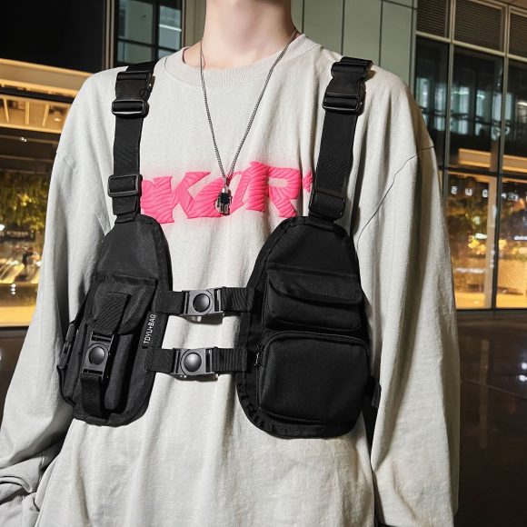 Men's Fashion Trendy Multi-pocket Chest Bag - Image 6