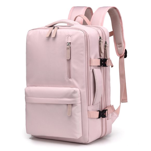 Macaron Color Expansion Backpack For Men And Women - Image 7