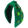 Rhinestone Green Clover Decoration Hair Accessories Hair Hoop Female - Image 5