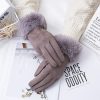Thermal Touch Screen Fleece-lined Thick Suede Gloves - Image 4