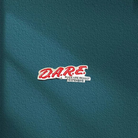 New DARE Creative English Letter Metal Brooch - Image 2