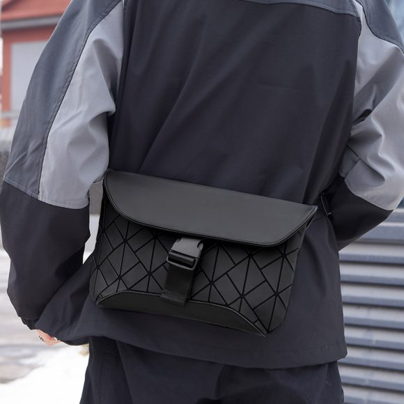 Rhombus Crossbody Design Fashion Trend Rui Camp Men's Bag - Image 5