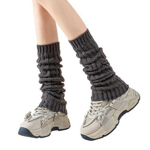Knitted Long Wool Bunching Socks - Image 4
