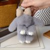 Cartoon Plush Bunny Keychain Pendant - Image 9