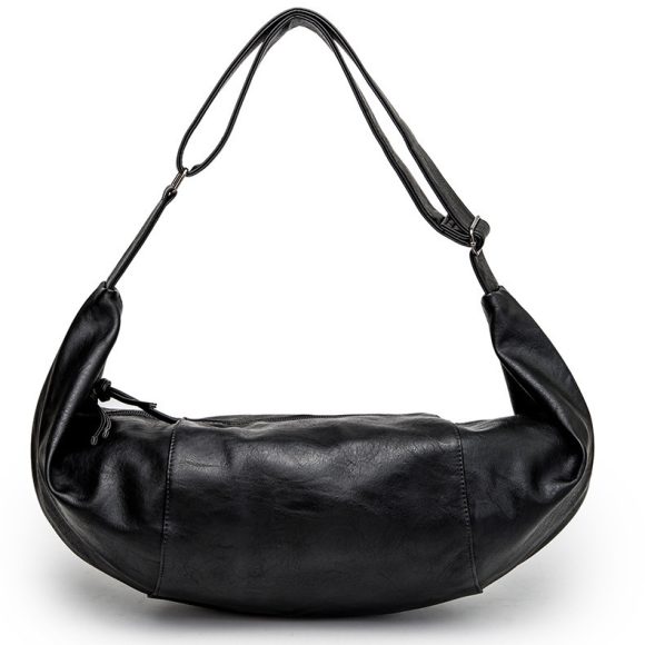 Large New Men's Soft Leather Crossbody Casual Travel Bag - Image 6