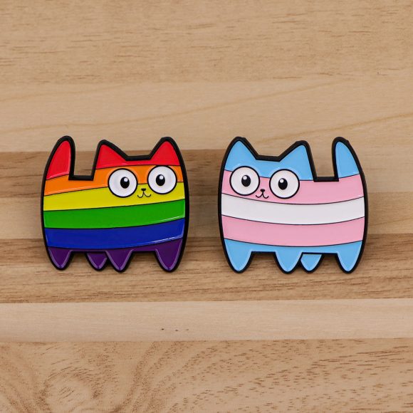 Creative Cute Cartoon Cat Alloy Animal Brooch - Image 5