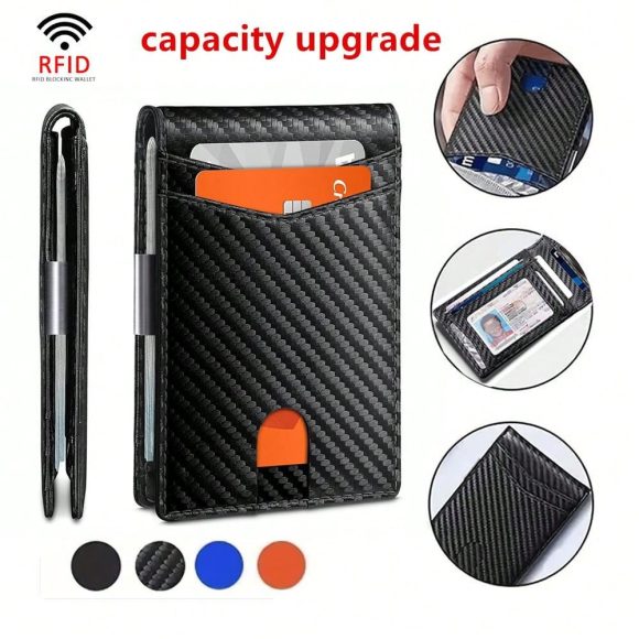 New Men's Ultra-thin Wallet Simple 12 Cards - Image 2