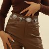 Personality Totem Pattern Waist Chain Retro Style Pendant Belt