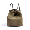 Niche Suede Autumn And Winter High-grade Brown Backpack - Image 4
