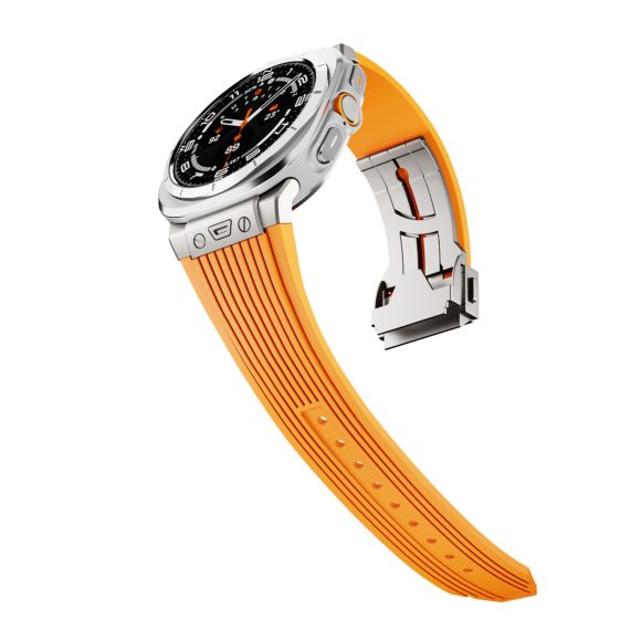 Silicone Alloy Head Grain Watch Strap - Image 10