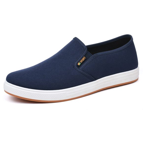 Low-top Men's Cloth Shoes Men's Slip-on Canvas - Image 5