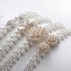 Summer Dress Clothing Matching Pearl Belt