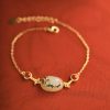 Icing On The Cake Hetian Jade Hand Accessory Bracelet - Image 5