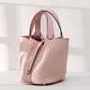 Cowhide Painted Vegetable Basket Portable Women's Bag Adjustable Shoulder Strap - Image 8