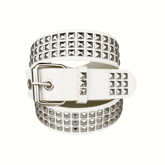 Women's Square Bead Rivet Belt Waist Belt - Image 9
