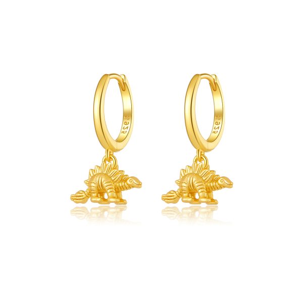 High-grade European And American Fashion Cool S925 Sterling Silver Dinosaur Ear Ring - Image 9
