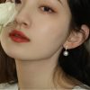Pearl S925 Silver Stud Earrings For Women - Image 4