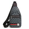 New Contrast Color PU Soft Leather Casual Chest Bag Men And Women Crossbody Tide Travel Fashion Small Backpack - Image 6