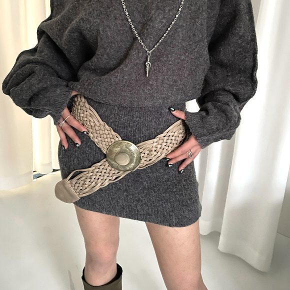 Bohemian Wide Woven Belt Women - Image 5