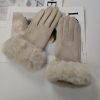 Thermal Touch Screen Fleece-lined Thick Suede Gloves - Image 3