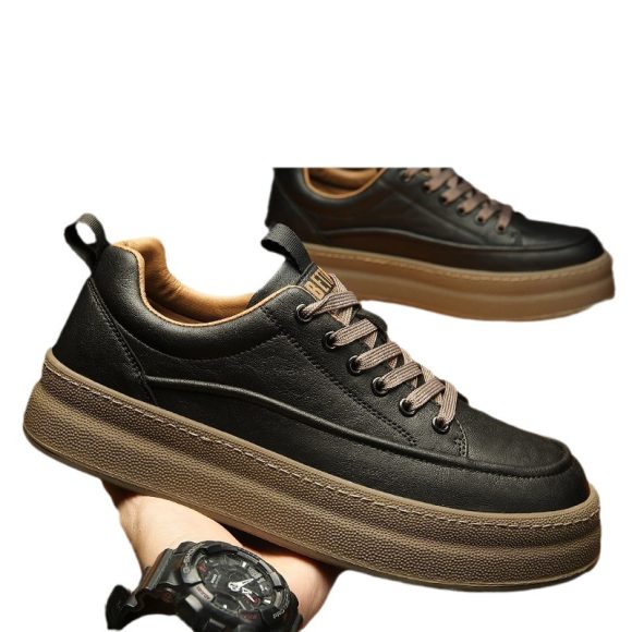 Four Seasons Platform Tide Comfortable And Versatile Men's Casual Sports Shoes - Image 4