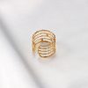 Titanium Steel 18K Multi-layer Casting Ring - Image 3
