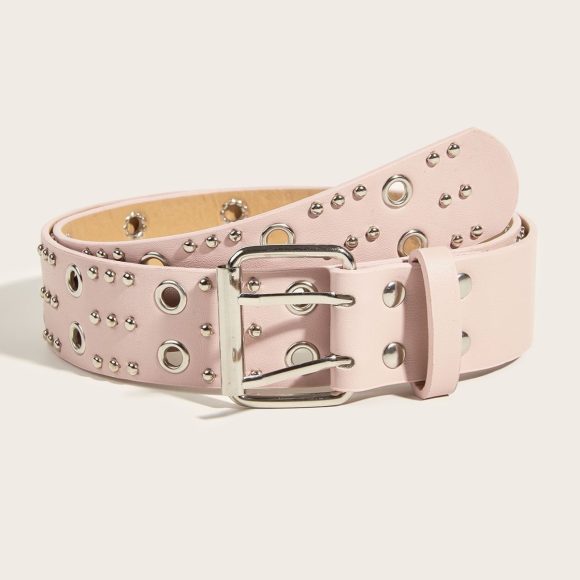 Punk Trendy Personalized Women's Double Row Casual Belt - Image 5