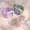 Cute Silicone Trendy Luminous Sports Student Square Good-looking Watch - Image 9