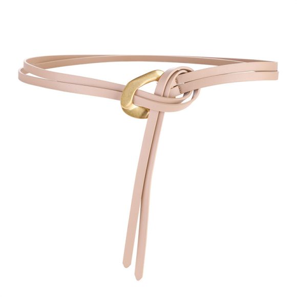 Fashionable And Novel Women's Knot Buckle Thin Belt - Image 3