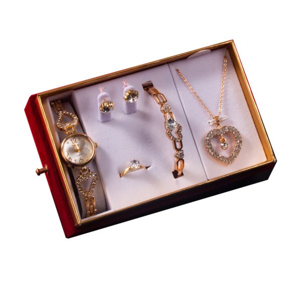 Goddess Festival With Hand Gift Set Watch Bracelet Necklace Ear Stud - Image 4