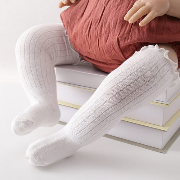 Children's Wooden Ear Over The Knee Mid-calf Length And Knee High Socks - Image 8