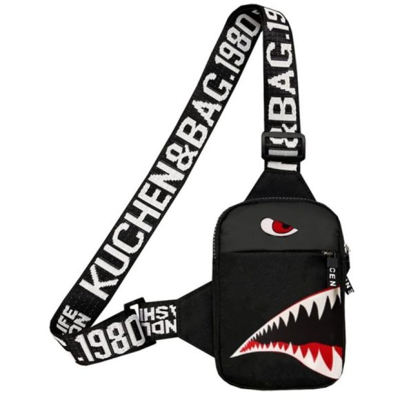 Men's Outdoor Travel Color Graffiti Shoulder Bag - Image 4