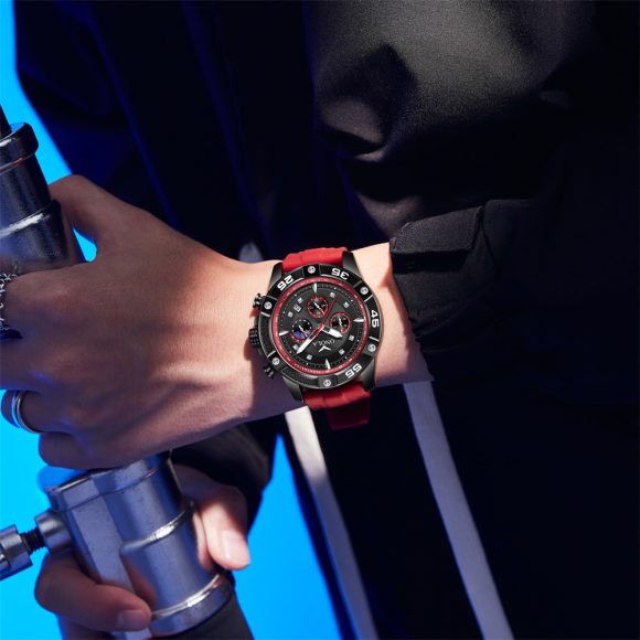 Fashion Casual New Style Multifunctional Quartz Waterproof Tape Watch - Image 3