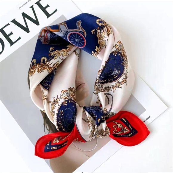 Crepe Satin Scarf For Women - Image 6