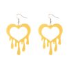 European And American Colorful Love Valentine's Day Gradient Fashion Sweet Acrylic Earrings - Image 6