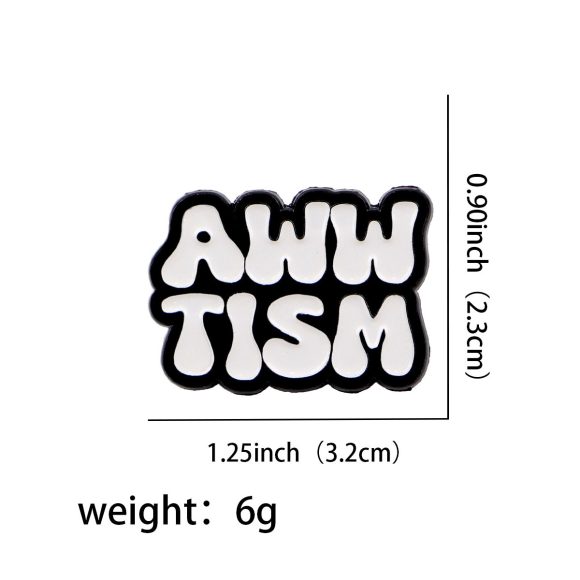 Brooch Cartoon Golden M Badge Creative English Letters Ornament - Image 9