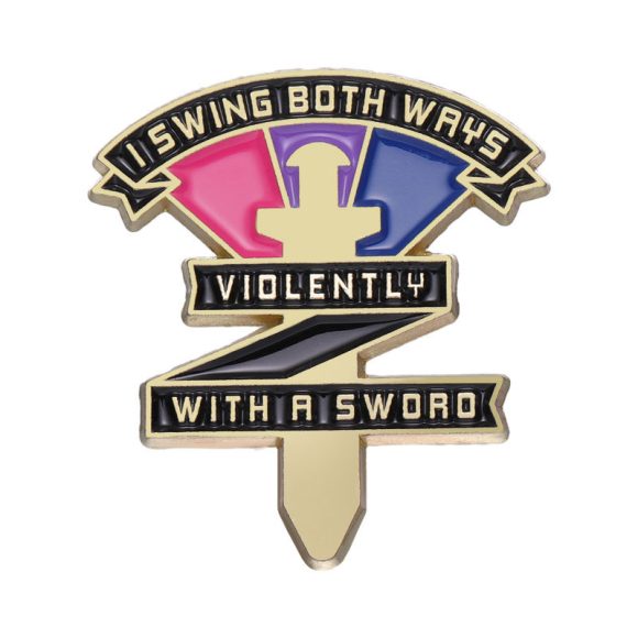 Creative Letter Cartoon Souvenir Metal Badge - Image 5