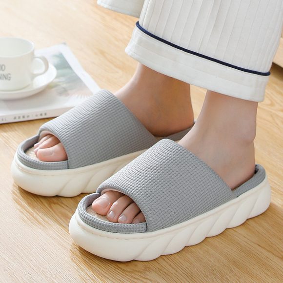 Men And Women Indoor Home Four Seasons Household Slippers - Image 7