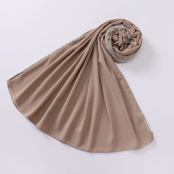 Bright Diamond Long-edged Malaysian Scarf Chiffon Scarf - Image 6