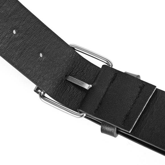 Women's European And American Square Bead Pyramid Punk Wide Belt - Image 9