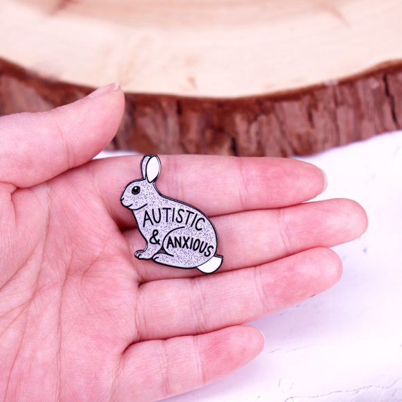 Cute Rabbit Brooch For Autism And Anxiety - Image 4