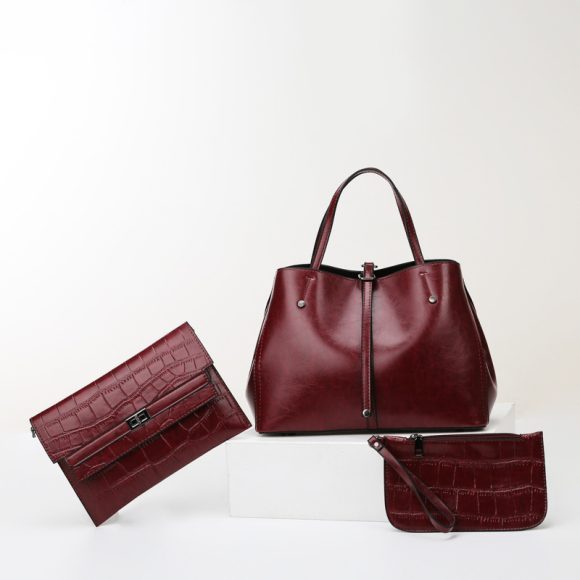 Luxury Retro Women's Hand-carrying Solid Color Simple - Image 8