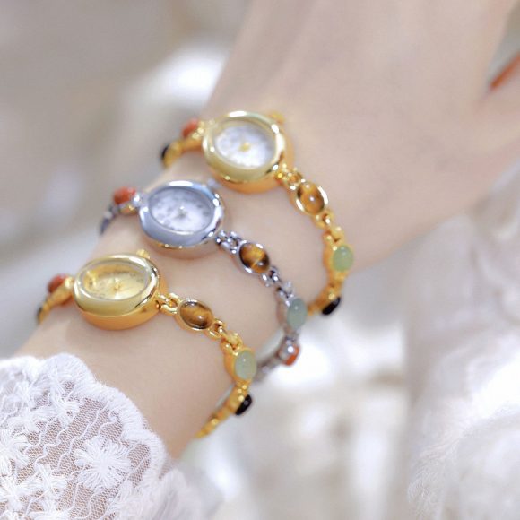 Natural Jade Multi-treasure Bracelet Fu Lu Shou - Image 9