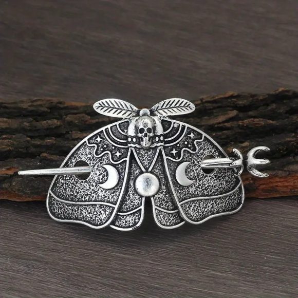 Female Viking Barrettes Animal Alloy Crescent Cloud - Image 10
