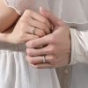 S925 Sterling Silver Ring For Men And Women Simple Bracelet Adjustable