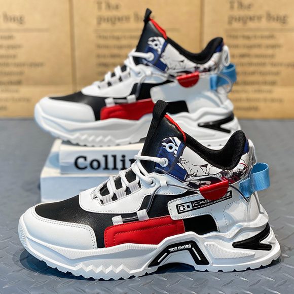 Men's Sports Versatile Height Increasing Insole Casual Running Shoes - Image 6